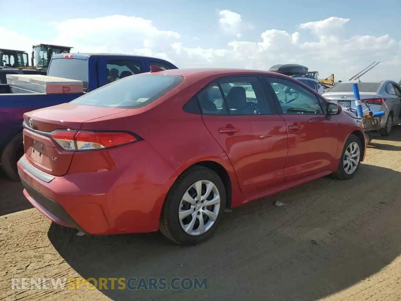 3 Photograph of a damaged car 5YFEPRAE2LP088785 TOYOTA COROLLA 2020
