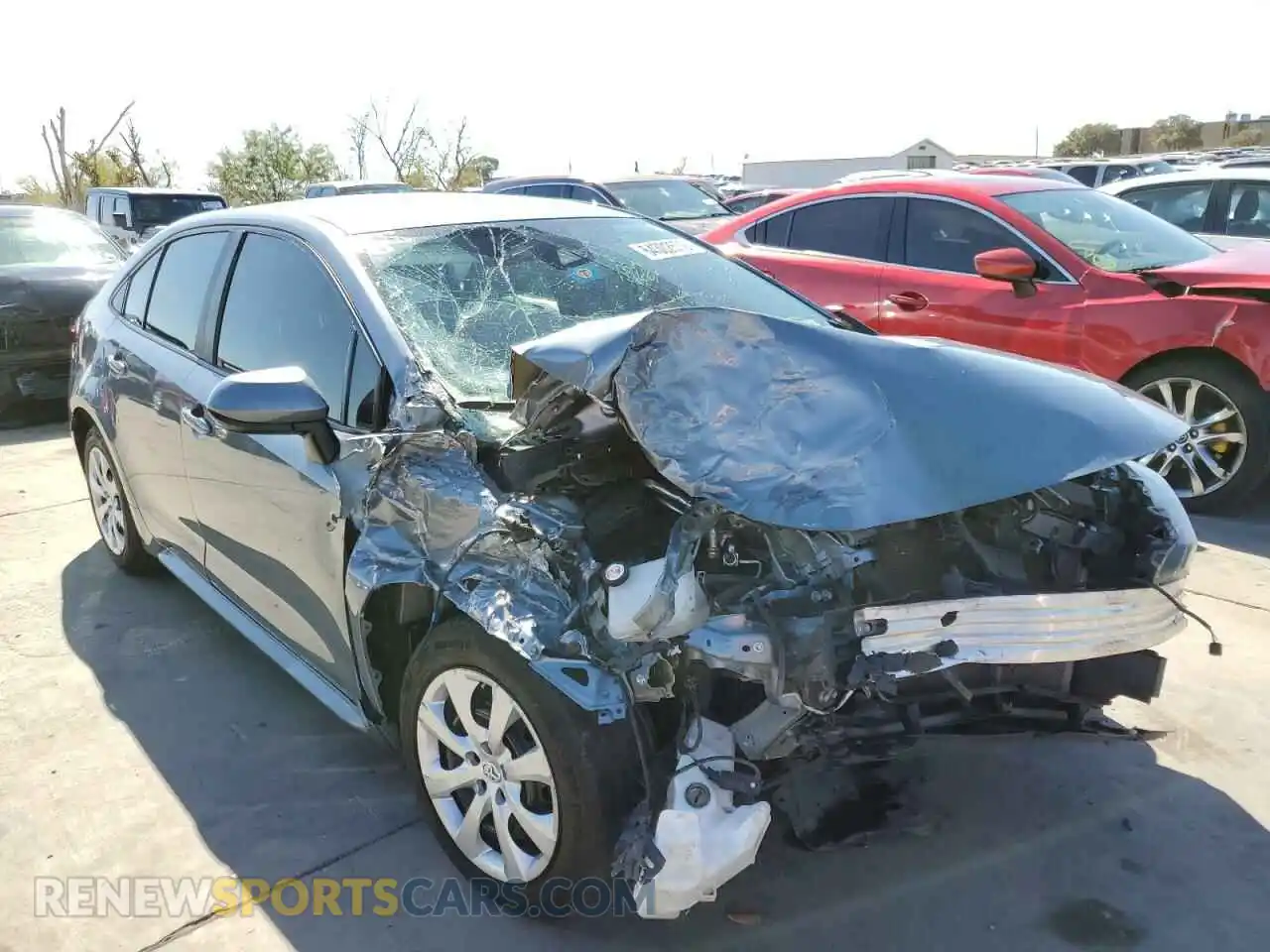 1 Photograph of a damaged car 5YFEPRAE2LP089967 TOYOTA COROLLA 2020