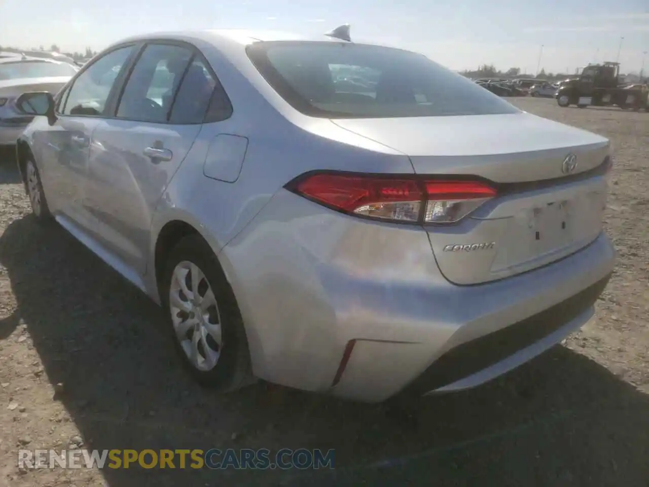 3 Photograph of a damaged car 5YFEPRAE2LP096773 TOYOTA COROLLA 2020