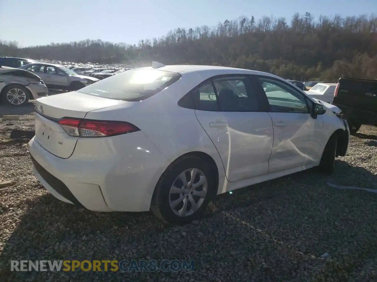 3 Photograph of a damaged car 5YFEPRAE2LP098085 TOYOTA COROLLA 2020