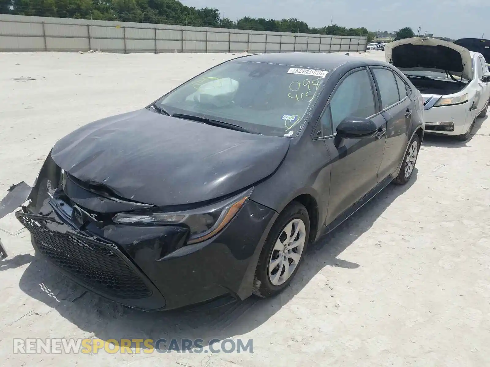 2 Photograph of a damaged car 5YFEPRAE2LP099415 TOYOTA COROLLA 2020