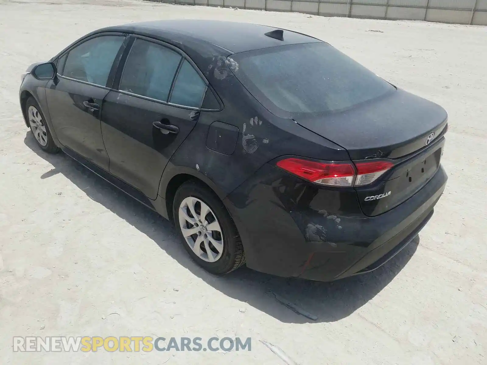 3 Photograph of a damaged car 5YFEPRAE2LP099415 TOYOTA COROLLA 2020