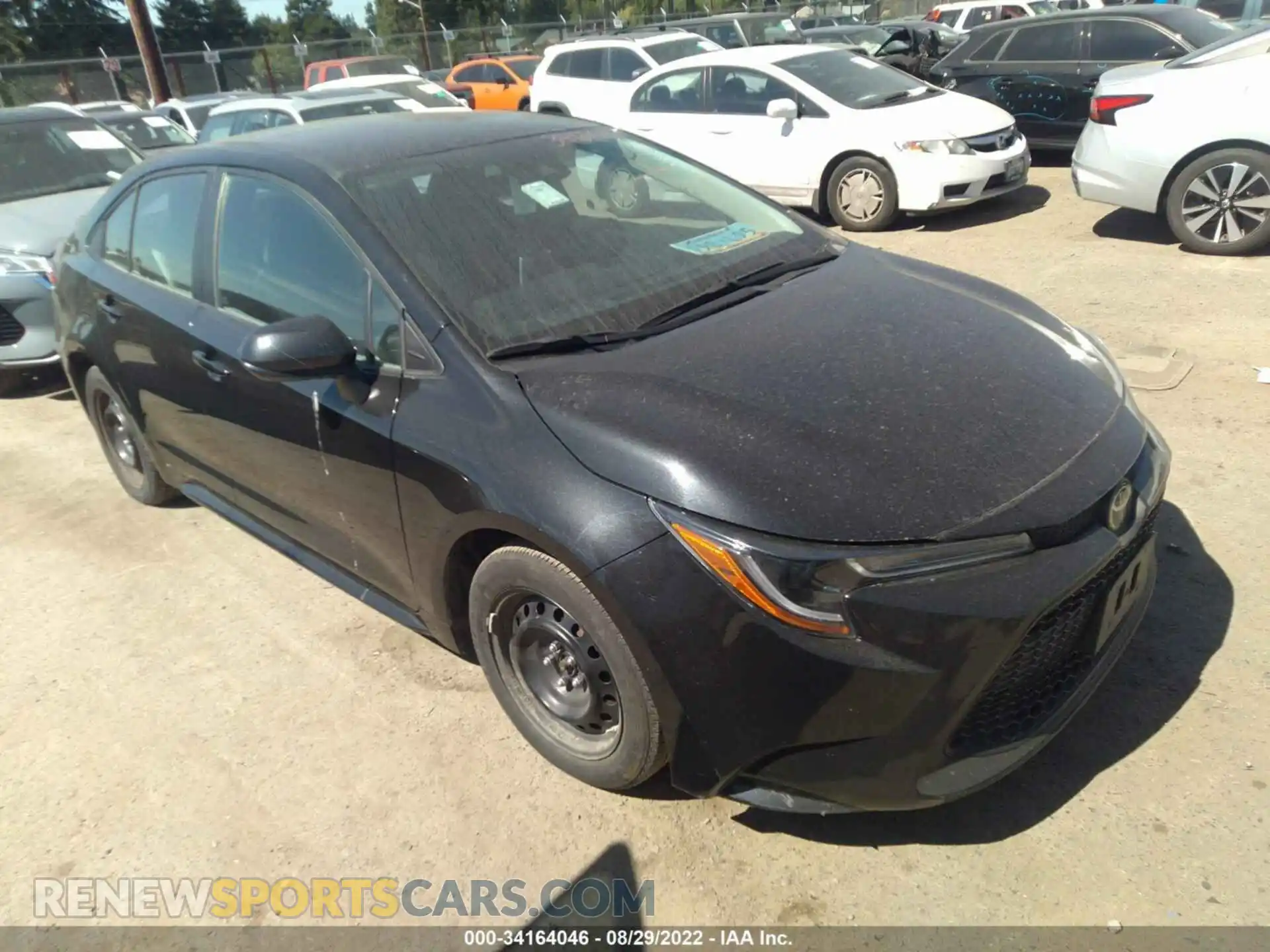 1 Photograph of a damaged car 5YFEPRAE2LP104550 TOYOTA COROLLA 2020