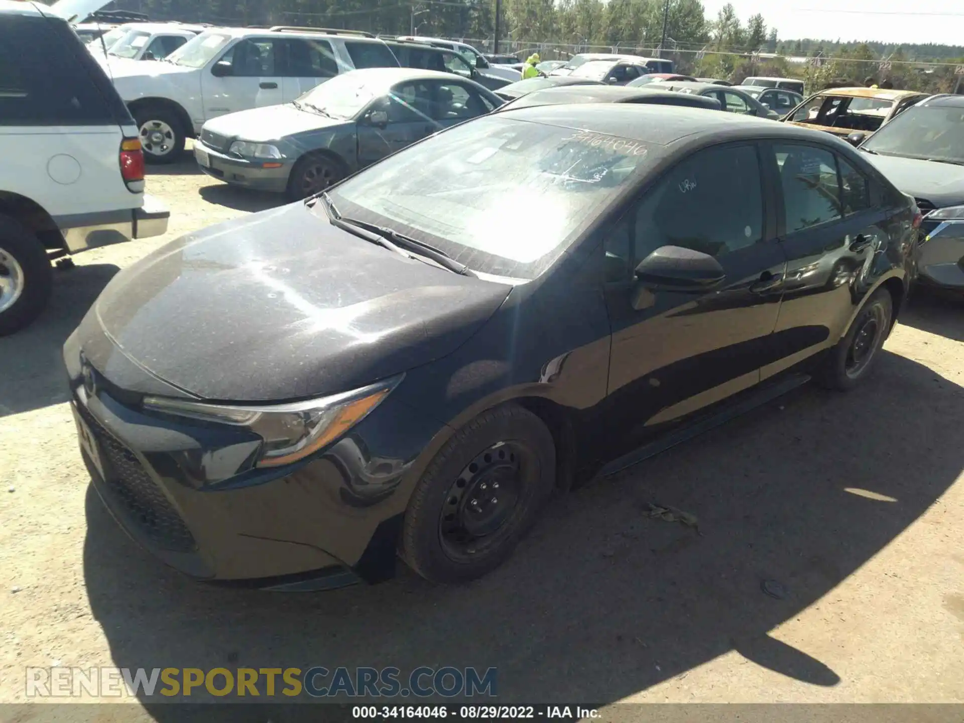 2 Photograph of a damaged car 5YFEPRAE2LP104550 TOYOTA COROLLA 2020