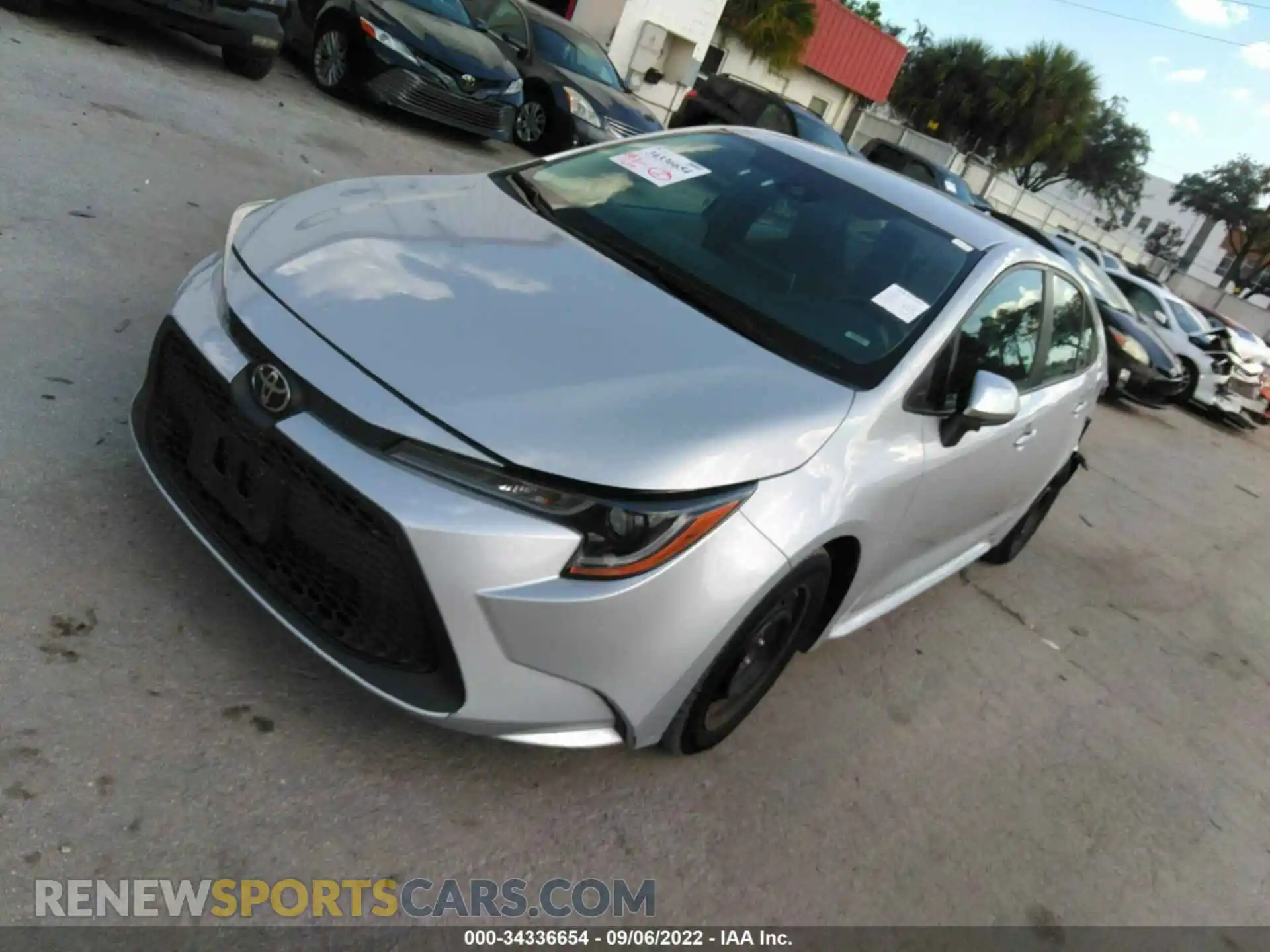 2 Фотография поврежденного автомобиля 5YFEPRAE2LP106136 TOYOTA COROLLA 2020
