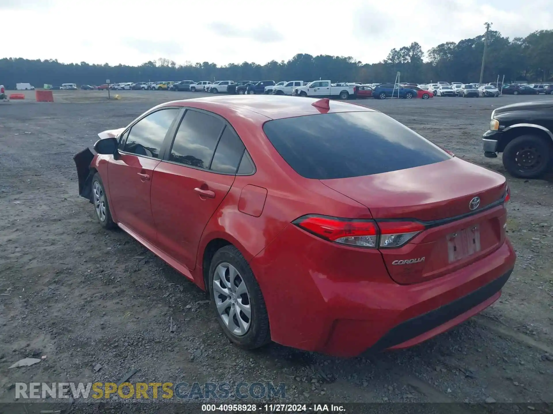 3 Photograph of a damaged car 5YFEPRAE2LP107853 TOYOTA COROLLA 2020