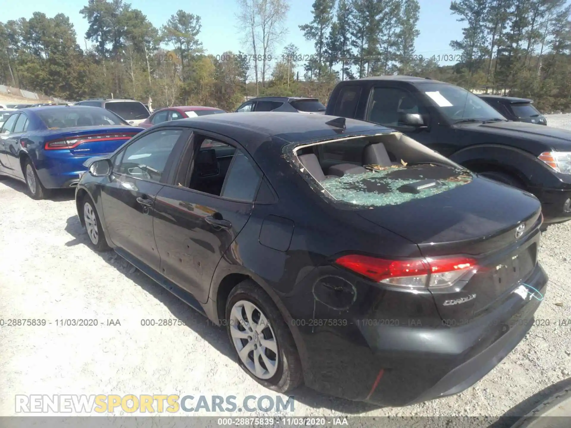 3 Photograph of a damaged car 5YFEPRAE2LP109392 TOYOTA COROLLA 2020