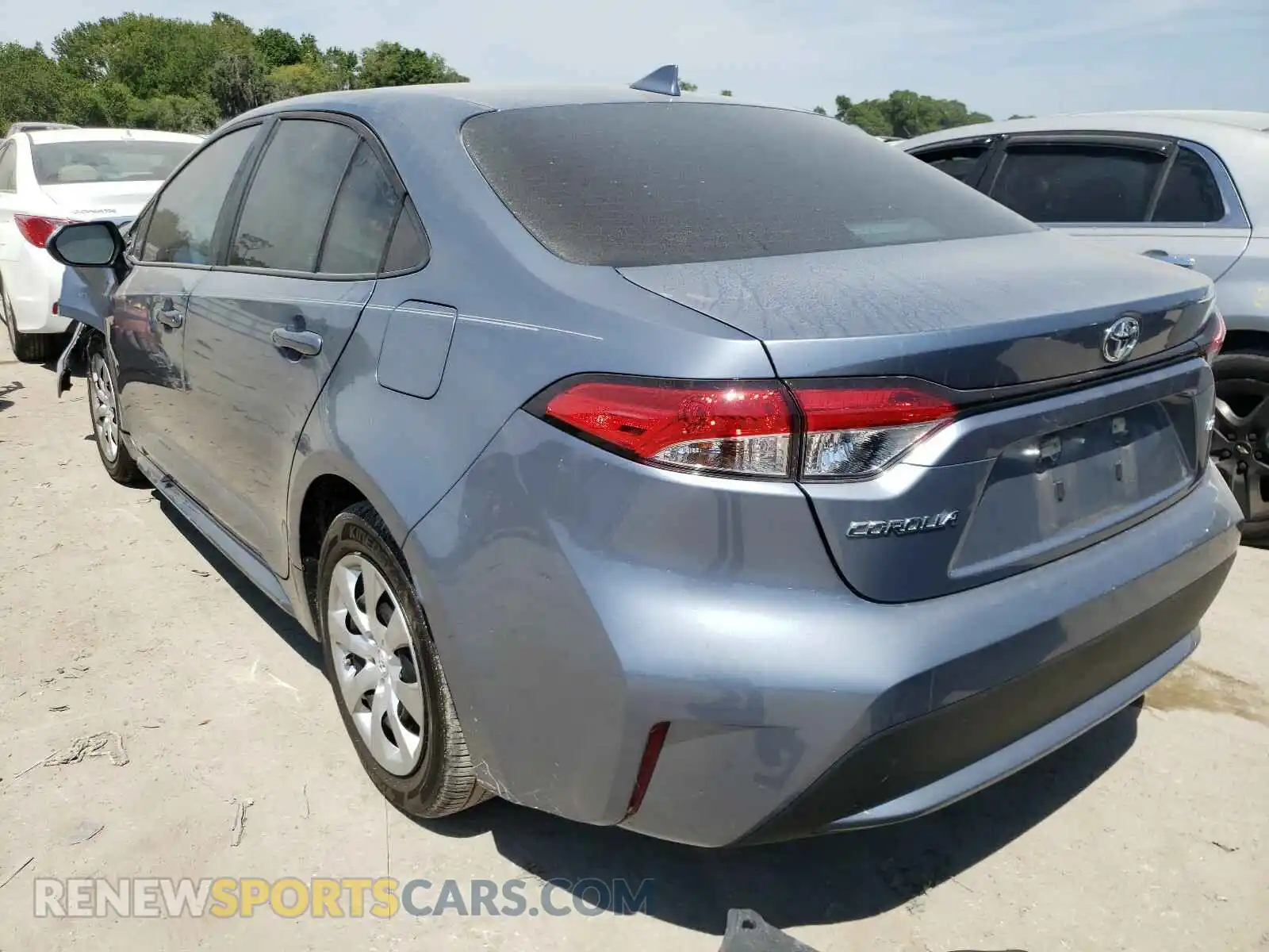 3 Photograph of a damaged car 5YFEPRAE2LP110168 TOYOTA COROLLA 2020