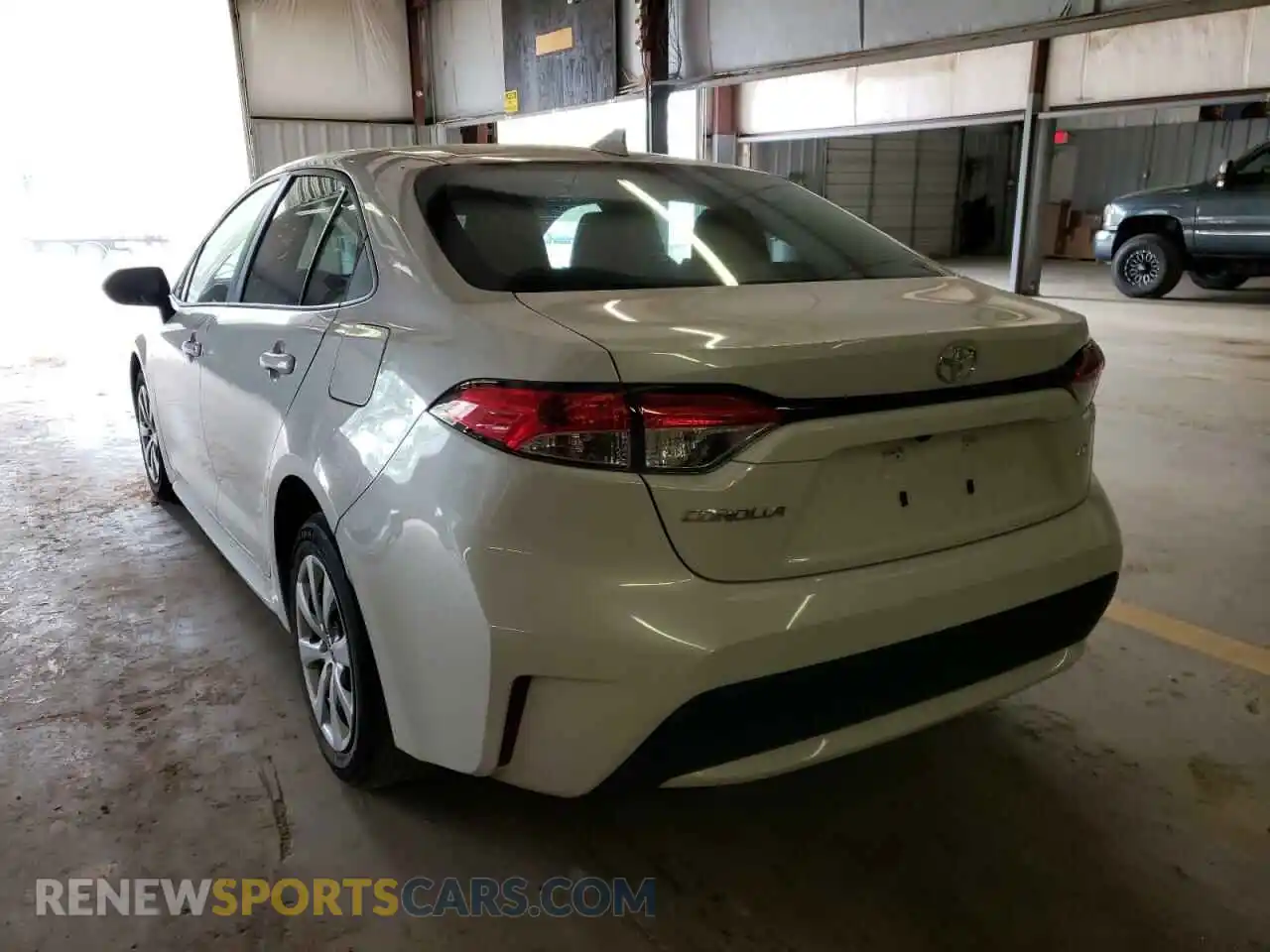3 fotografías del automóvil dañado 5YFEPRAE2LP110431 TOYOTA COROLLA 2020