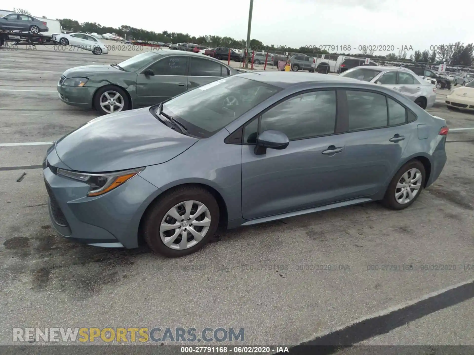 2 Photograph of a damaged car 5YFEPRAE2LP112955 TOYOTA COROLLA 2020