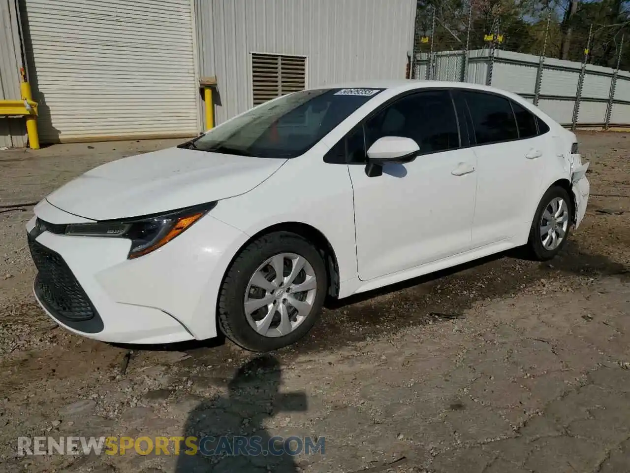 1 Photograph of a damaged car 5YFEPRAE2LP116097 TOYOTA COROLLA 2020