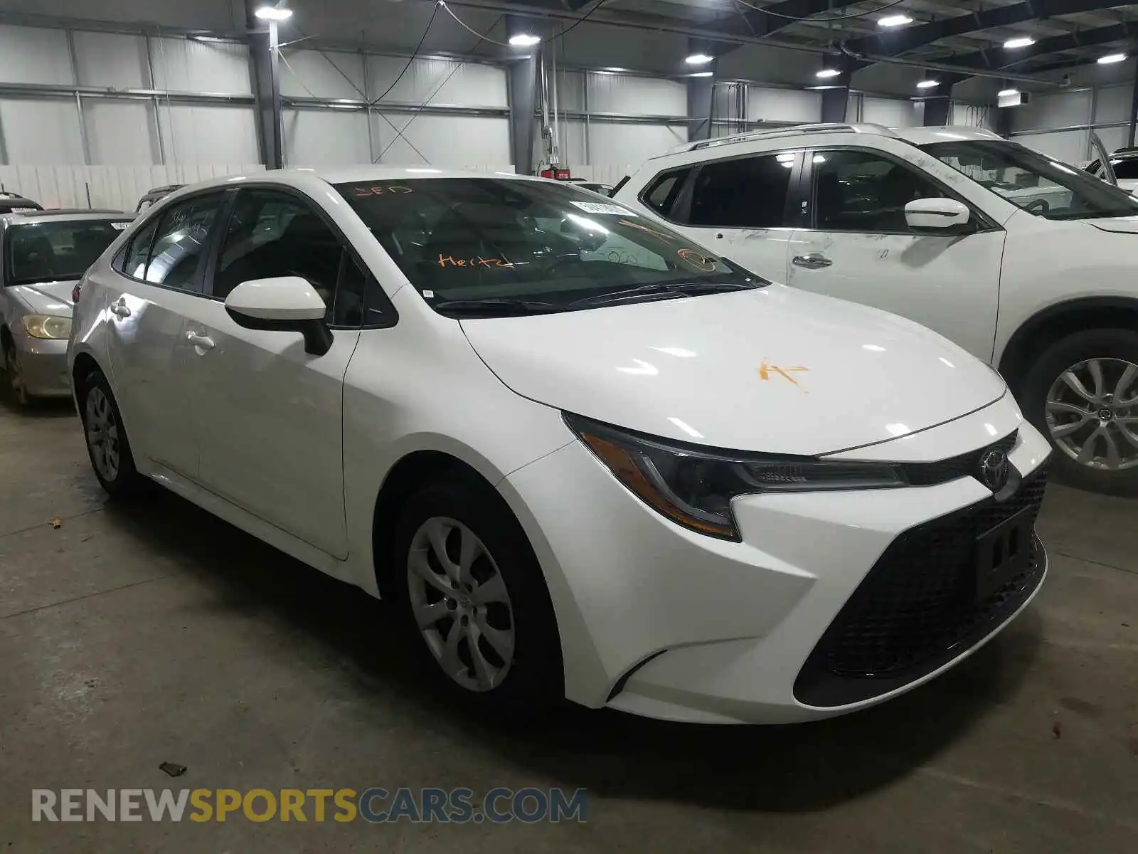 1 Photograph of a damaged car 5YFEPRAE2LP117220 TOYOTA COROLLA 2020