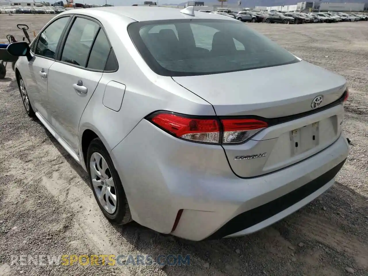 3 Photograph of a damaged car 5YFEPRAE2LP117816 TOYOTA COROLLA 2020