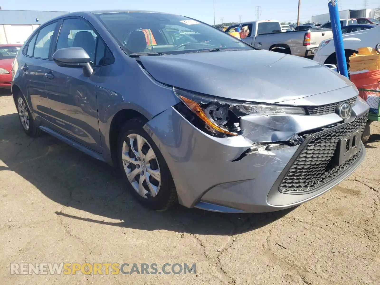 1 Photograph of a damaged car 5YFEPRAE2LP118366 TOYOTA COROLLA 2020