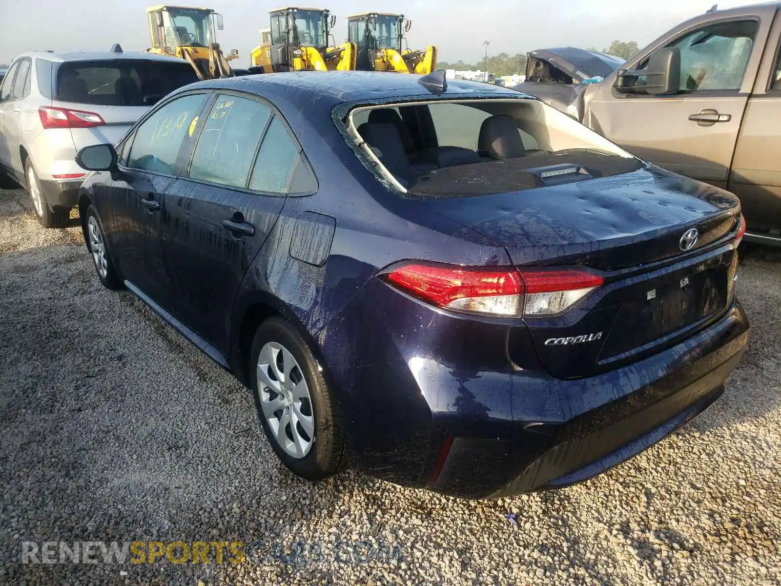 3 Photograph of a damaged car 5YFEPRAE2LP118710 TOYOTA COROLLA 2020