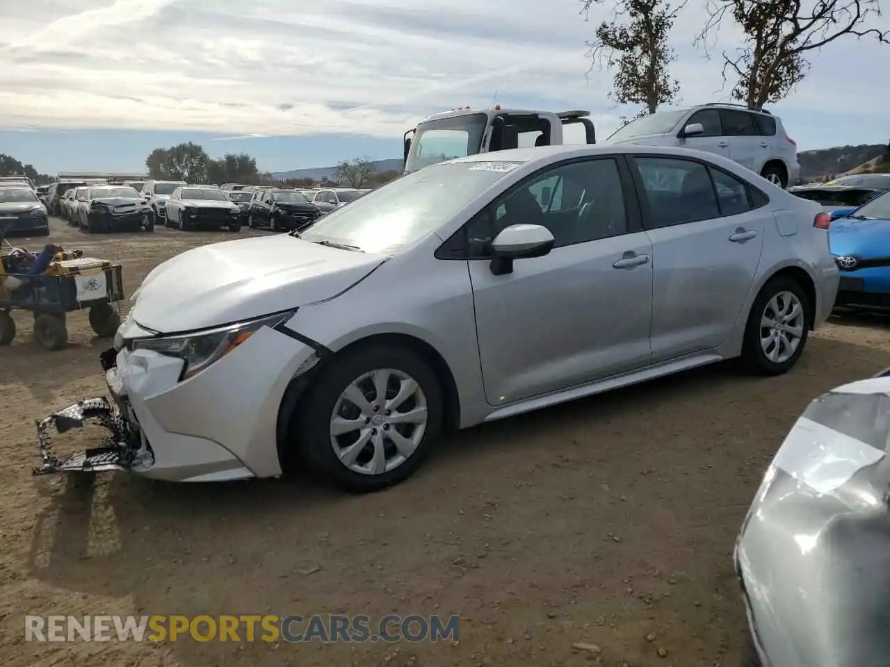 1 fotografías del automóvil dañado 5YFEPRAE2LP119226 TOYOTA COROLLA 2020