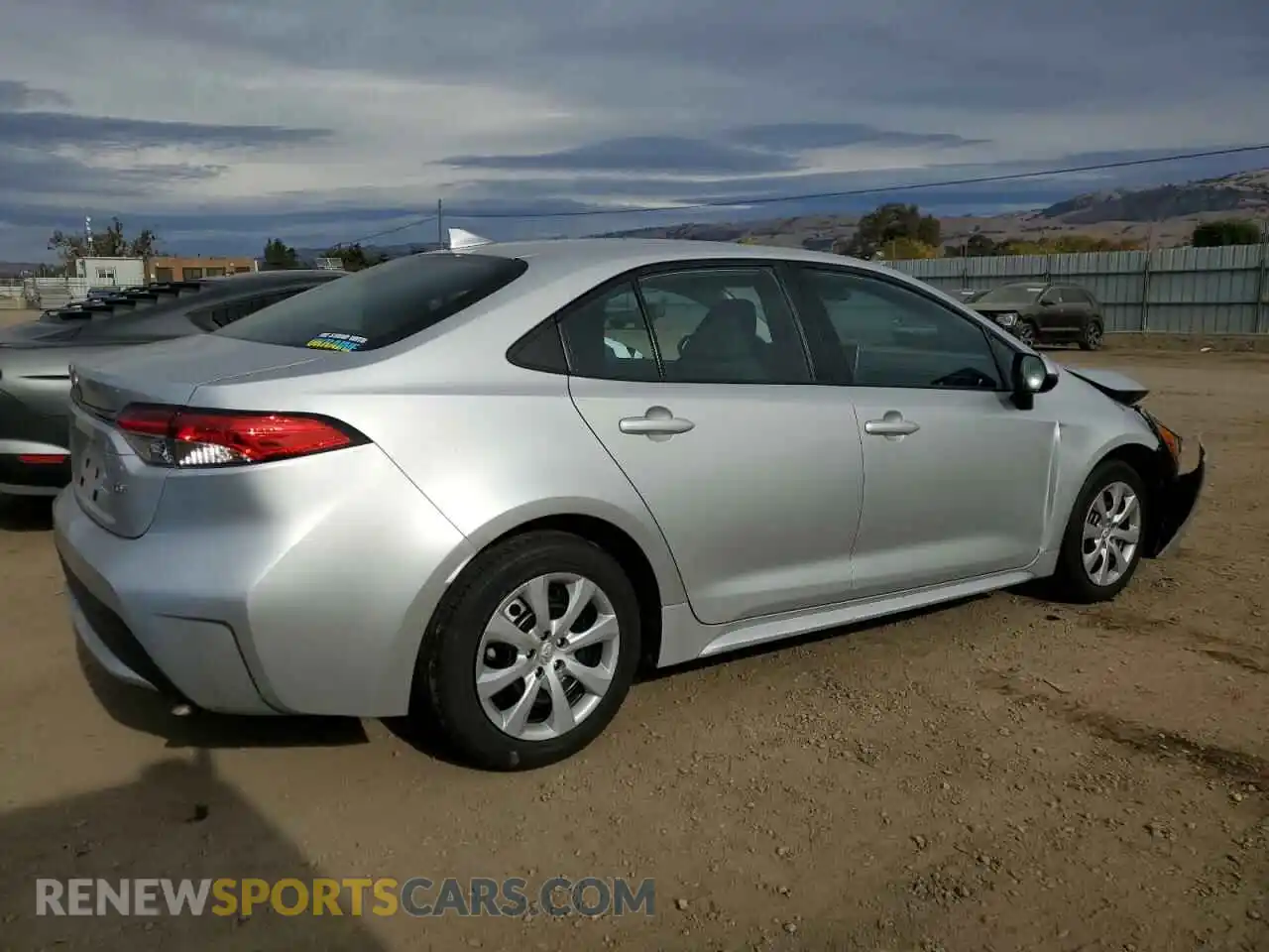 3 fotografías del automóvil dañado 5YFEPRAE2LP119226 TOYOTA COROLLA 2020