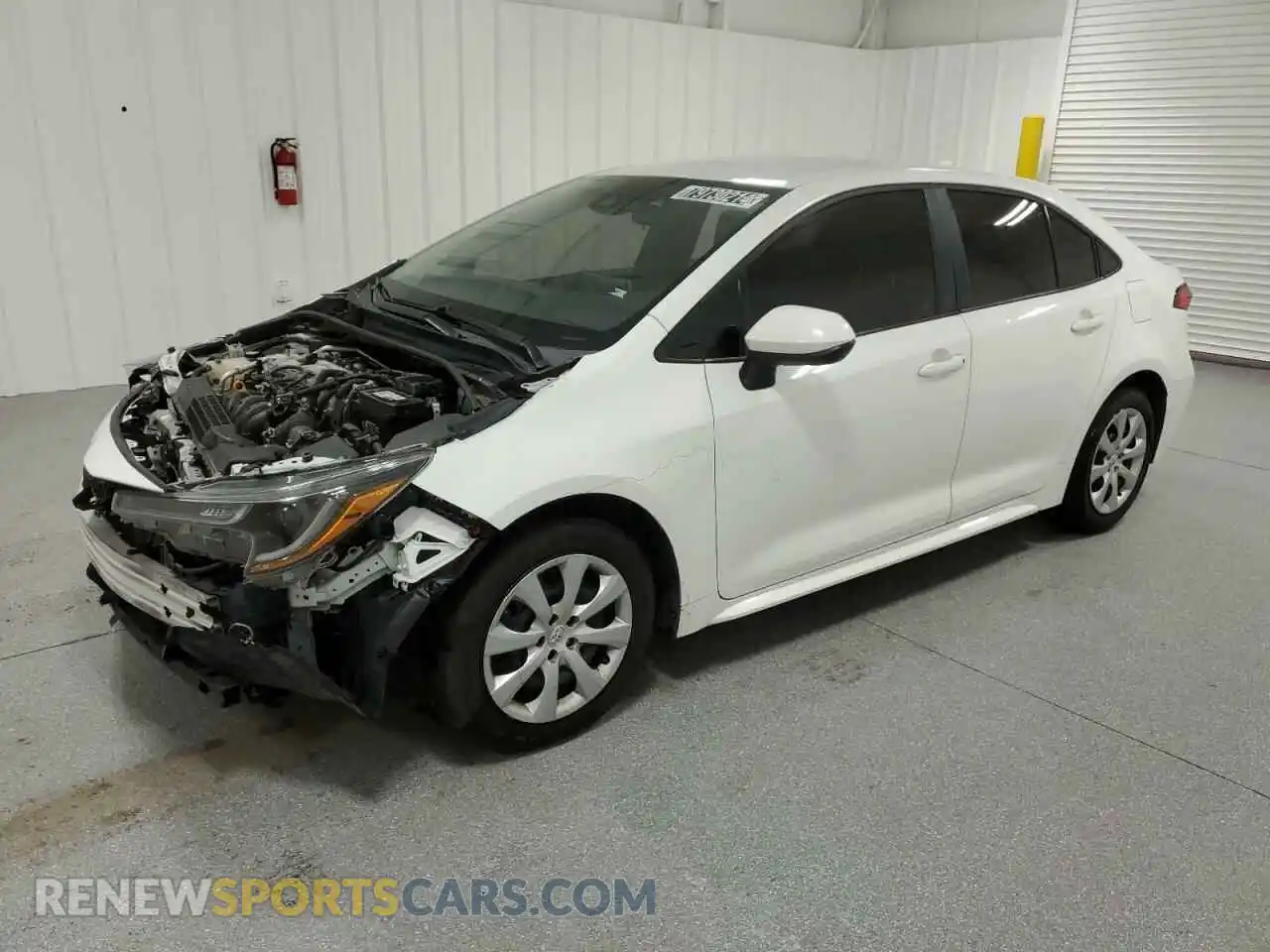 1 Photograph of a damaged car 5YFEPRAE2LP121767 TOYOTA COROLLA 2020