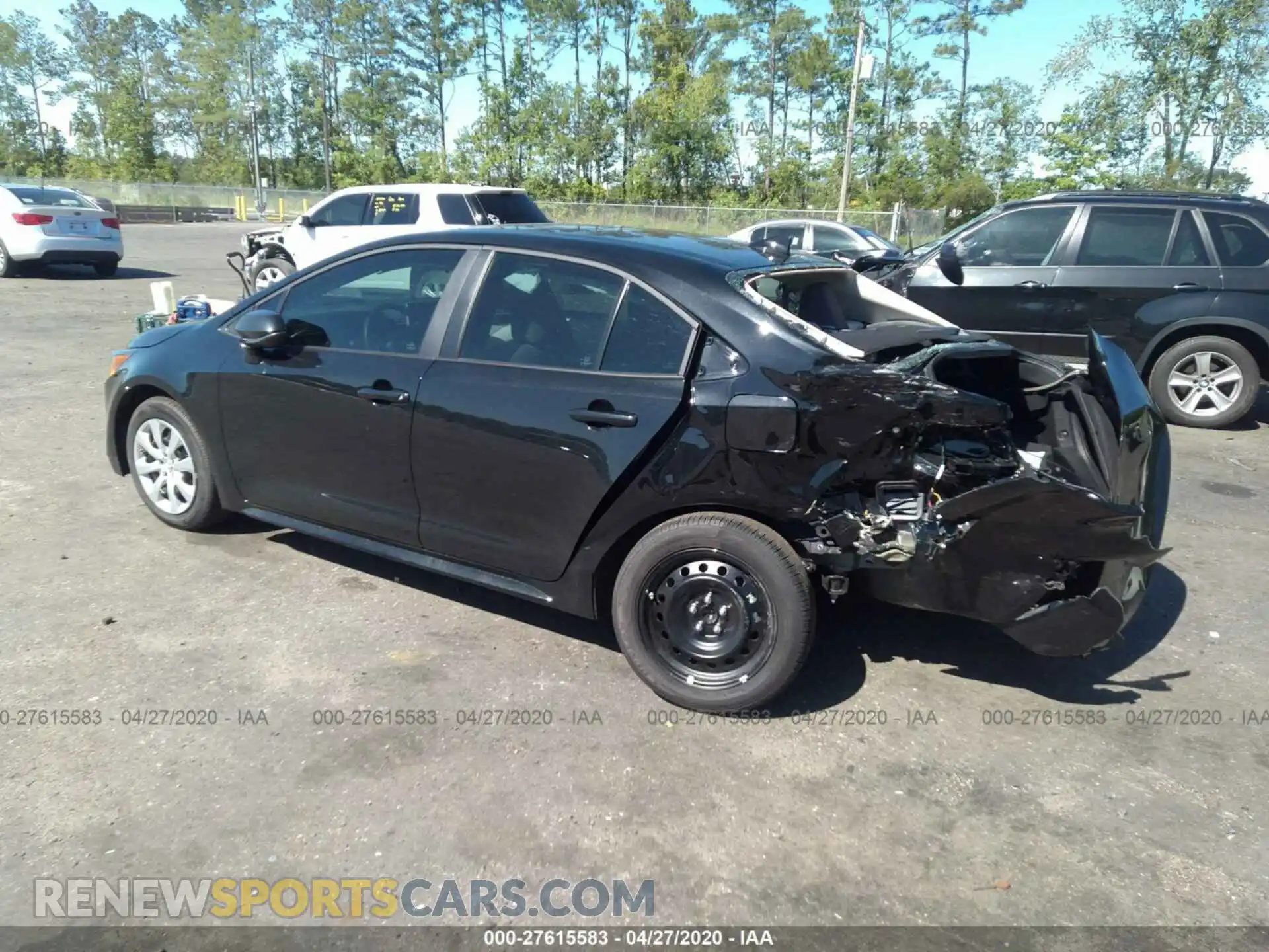 3 Photograph of a damaged car 5YFEPRAE2LP122403 TOYOTA COROLLA 2020