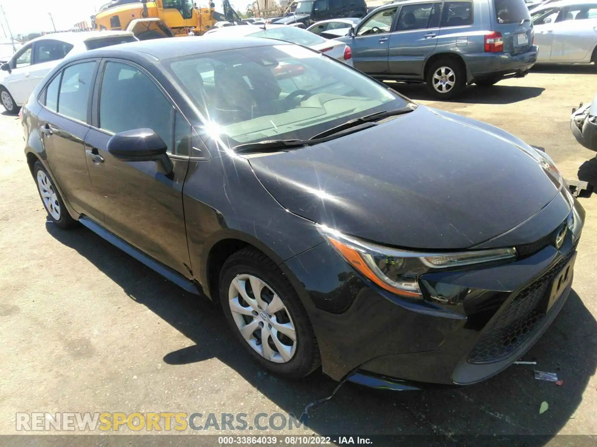 1 Photograph of a damaged car 5YFEPRAE2LP130498 TOYOTA COROLLA 2020