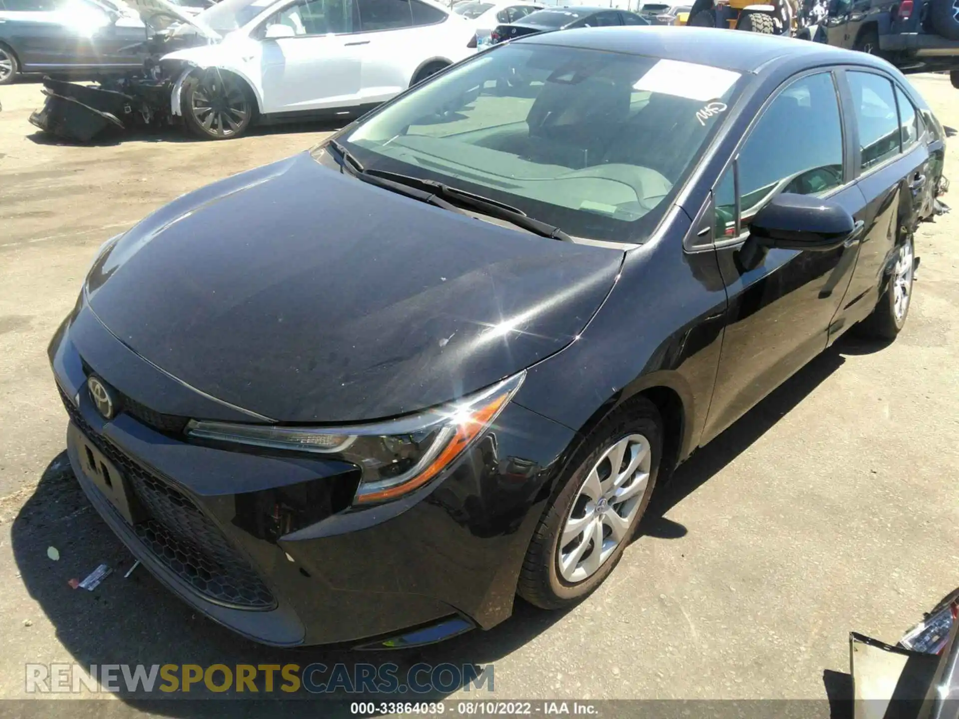 2 Photograph of a damaged car 5YFEPRAE2LP130498 TOYOTA COROLLA 2020