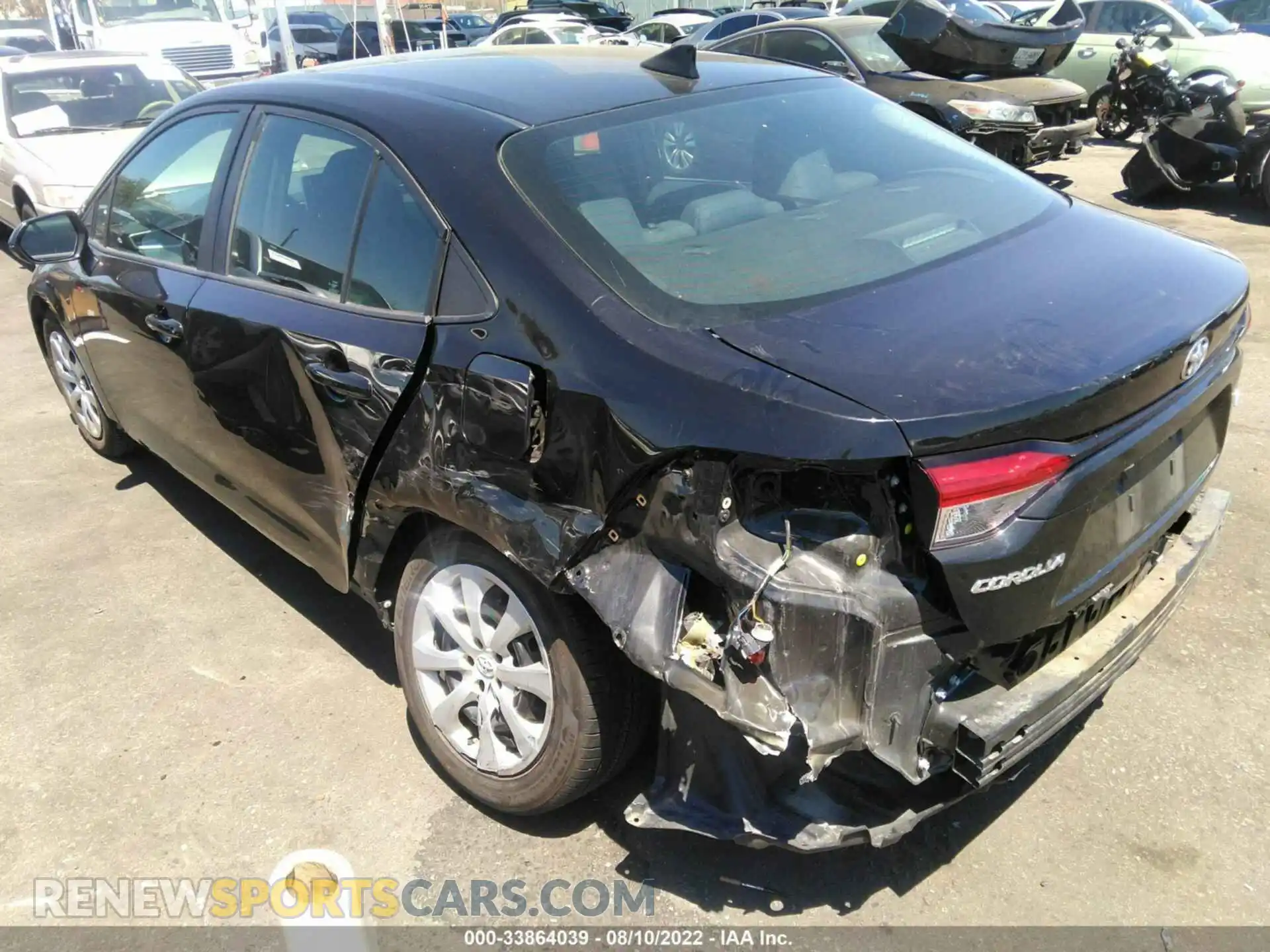 3 Photograph of a damaged car 5YFEPRAE2LP130498 TOYOTA COROLLA 2020