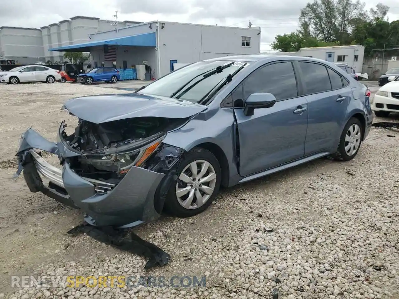 1 Photograph of a damaged car 5YFEPRAE2LP134048 TOYOTA COROLLA 2020