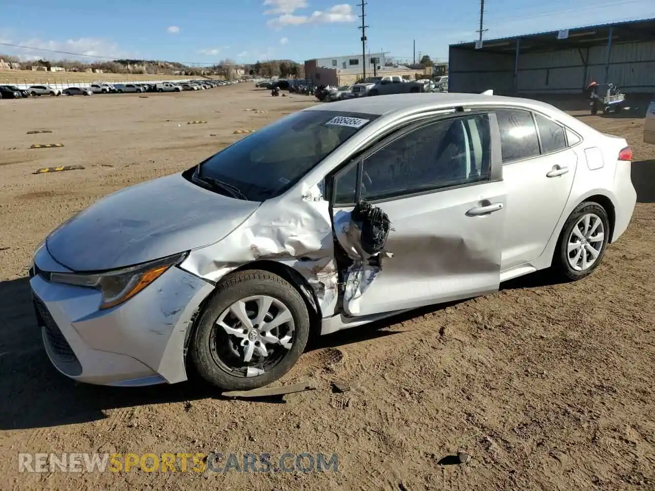 1 Photograph of a damaged car 5YFEPRAE2LP134339 TOYOTA COROLLA 2020