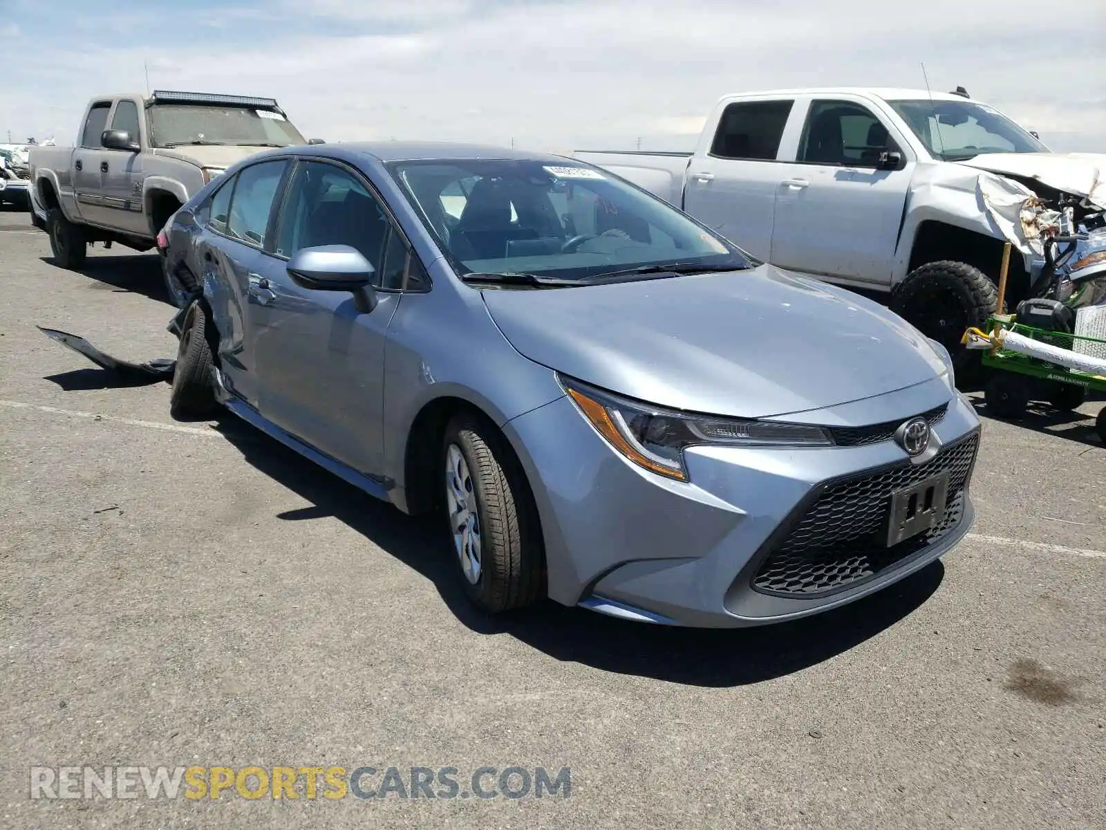 1 Photograph of a damaged car 5YFEPRAE2LP136480 TOYOTA COROLLA 2020