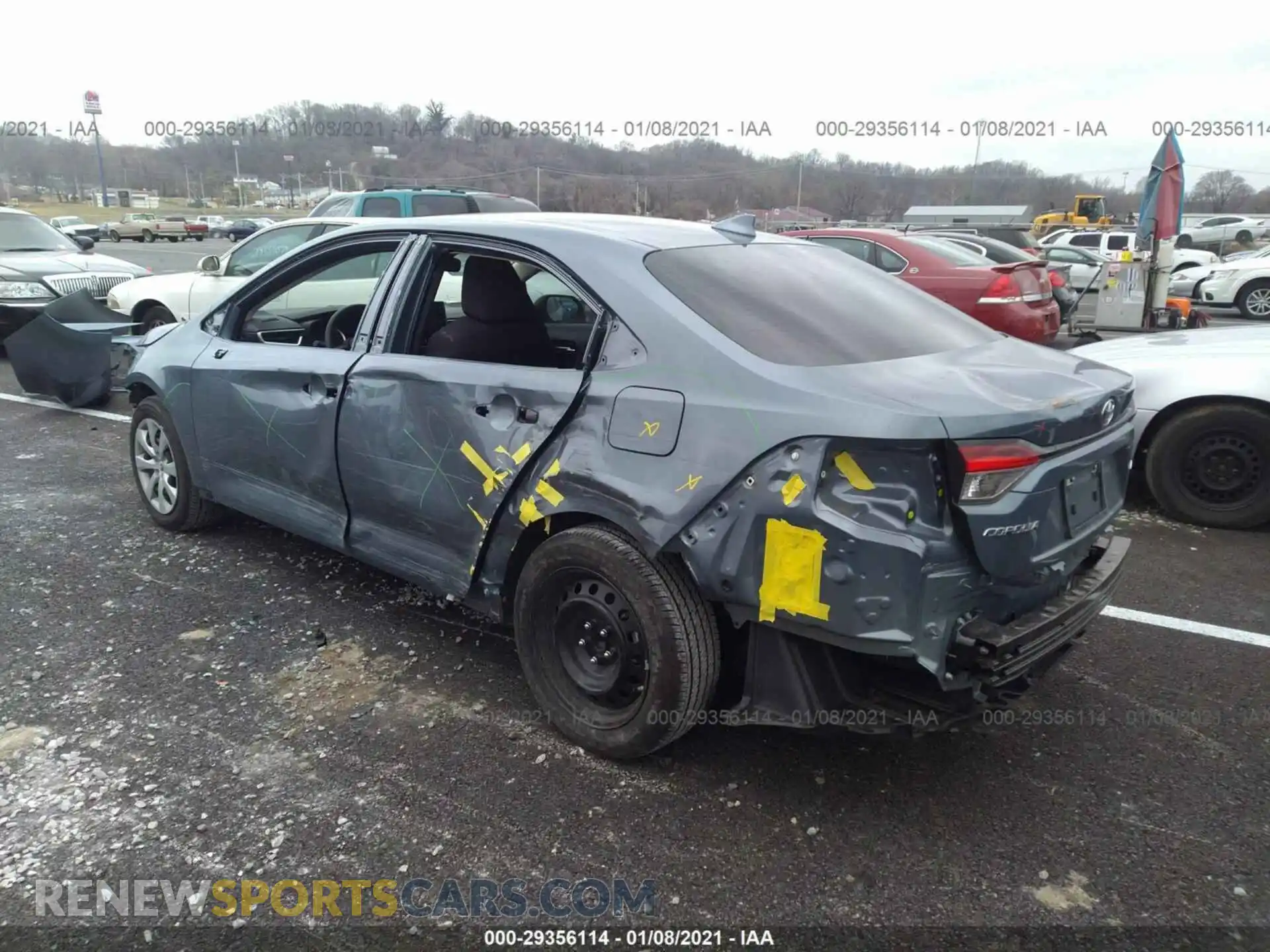 3 Photograph of a damaged car 5YFEPRAE2LP142019 TOYOTA COROLLA 2020
