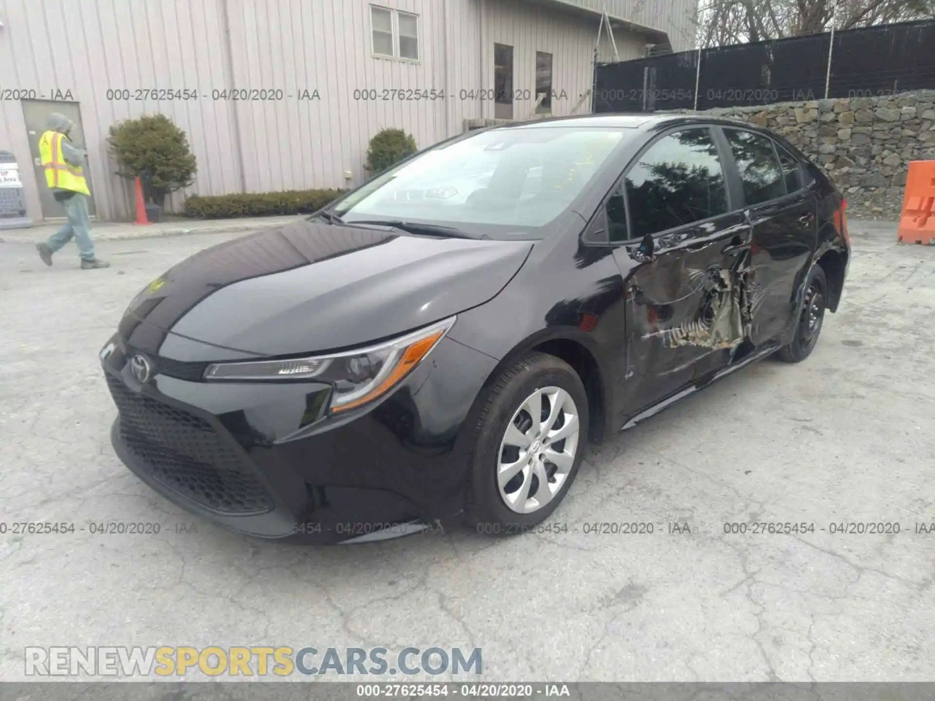2 Photograph of a damaged car 5YFEPRAE3LP005526 TOYOTA COROLLA 2020