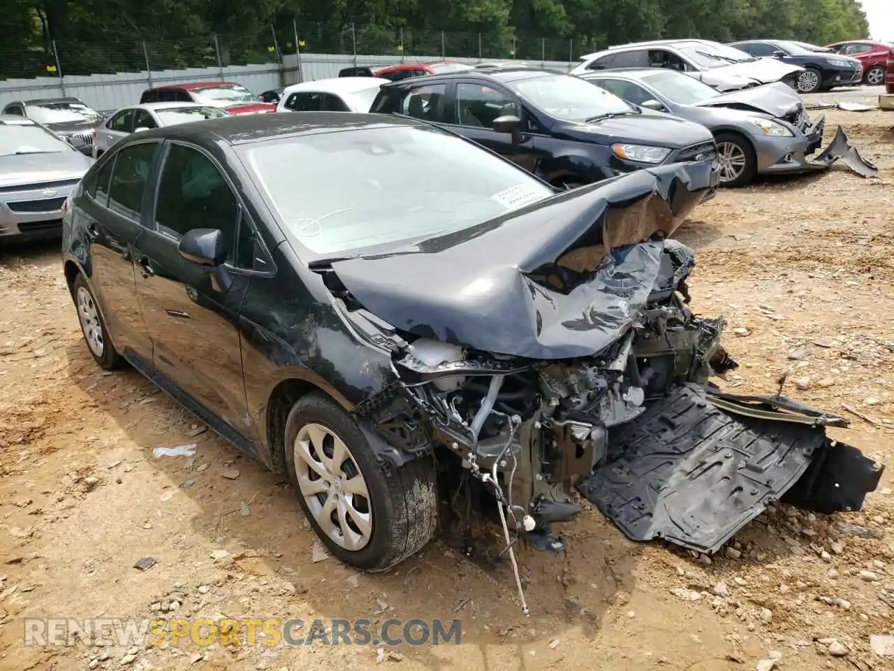 1 Photograph of a damaged car 5YFEPRAE3LP006207 TOYOTA COROLLA 2020