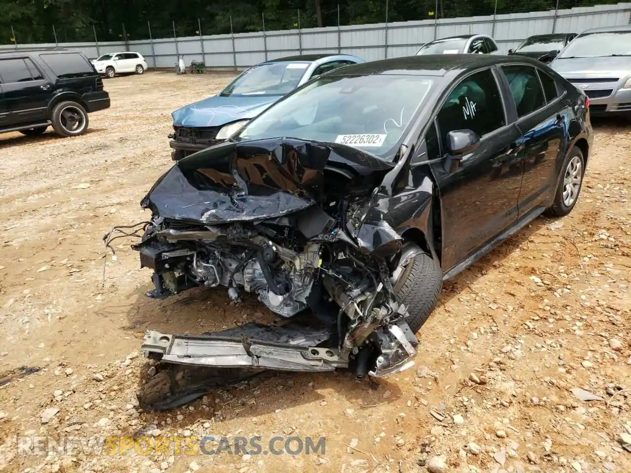 2 Photograph of a damaged car 5YFEPRAE3LP006207 TOYOTA COROLLA 2020