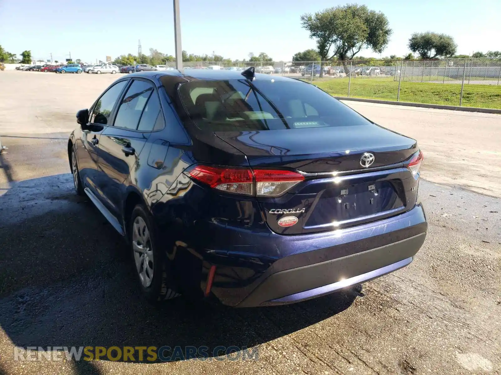 3 Photograph of a damaged car 5YFEPRAE3LP008149 TOYOTA COROLLA 2020