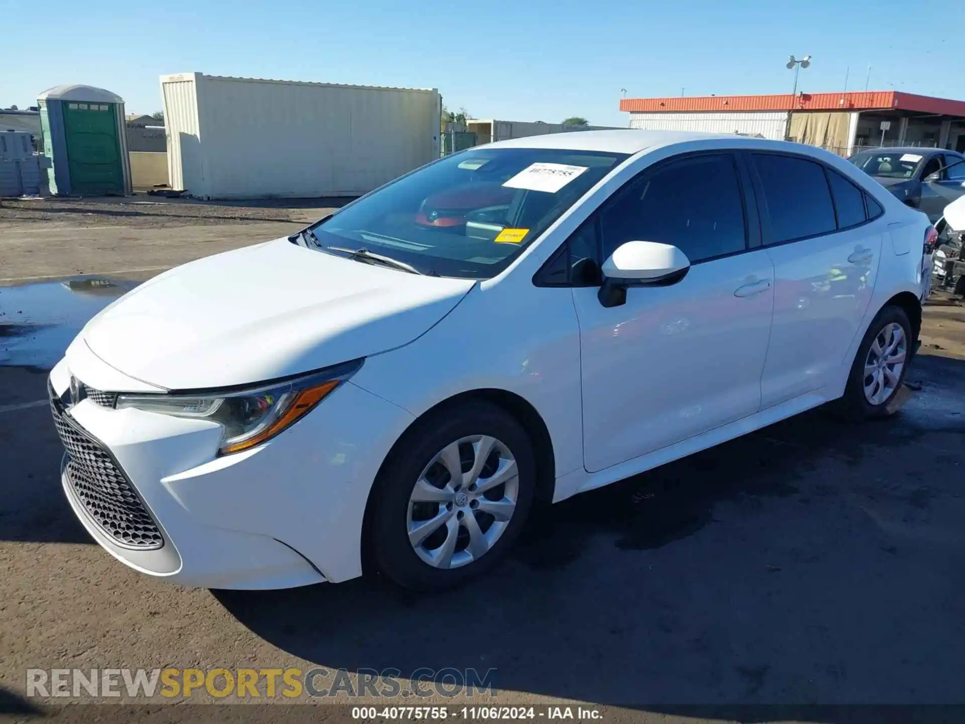 2 Photograph of a damaged car 5YFEPRAE3LP012718 TOYOTA COROLLA 2020