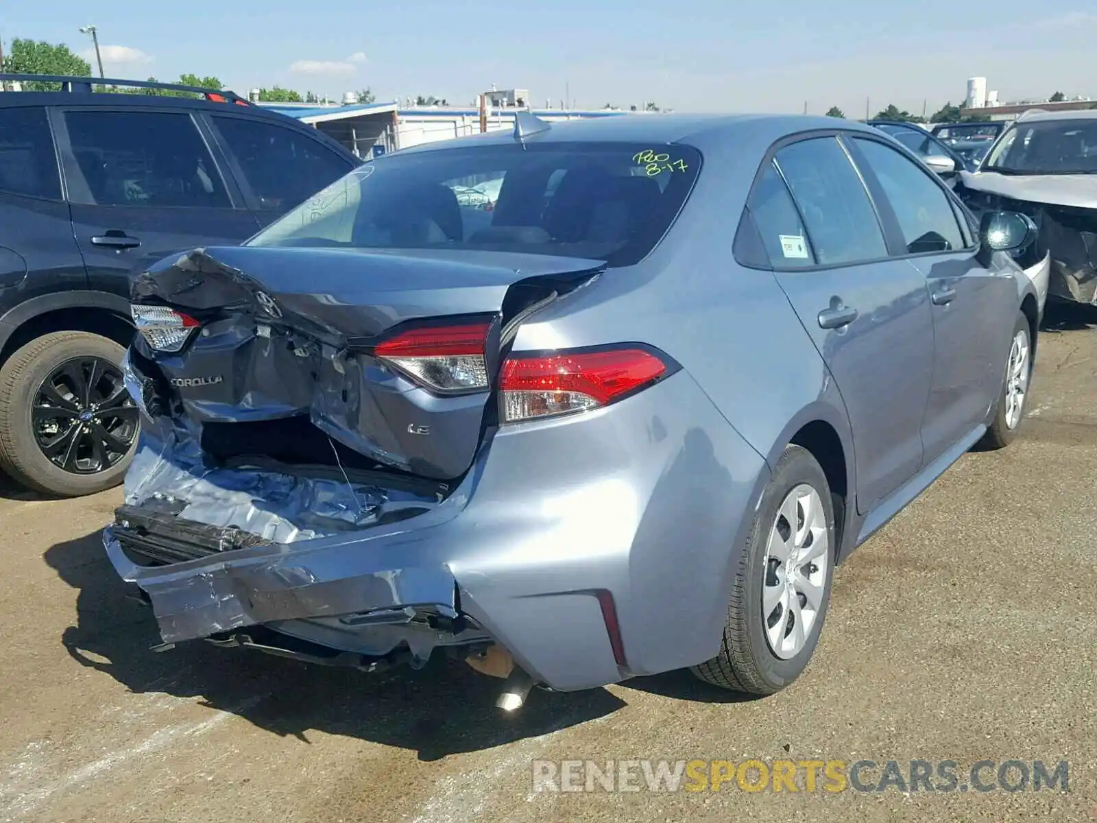 4 Photograph of a damaged car 5YFEPRAE3LP018566 TOYOTA COROLLA 2020
