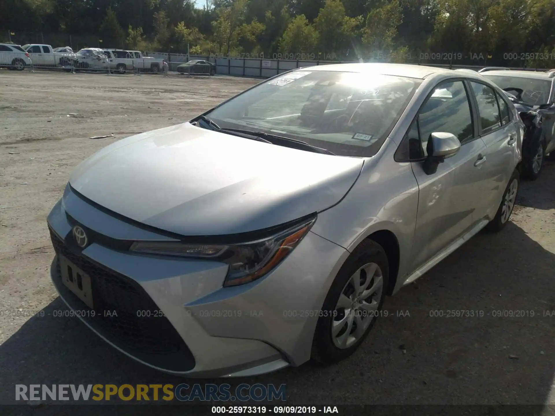 2 Photograph of a damaged car 5YFEPRAE3LP019345 TOYOTA COROLLA 2020