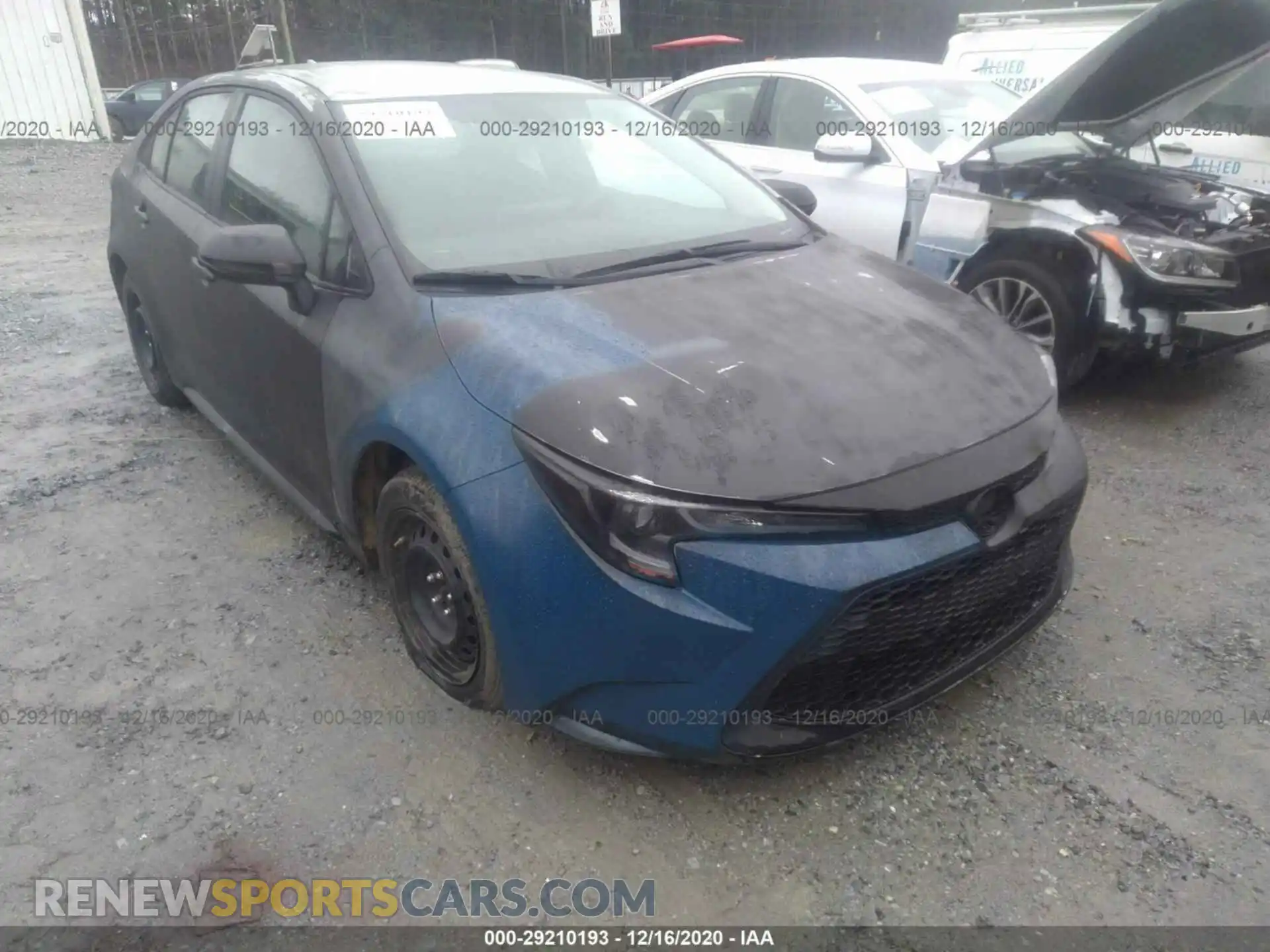 1 Photograph of a damaged car 5YFEPRAE3LP022178 TOYOTA COROLLA 2020