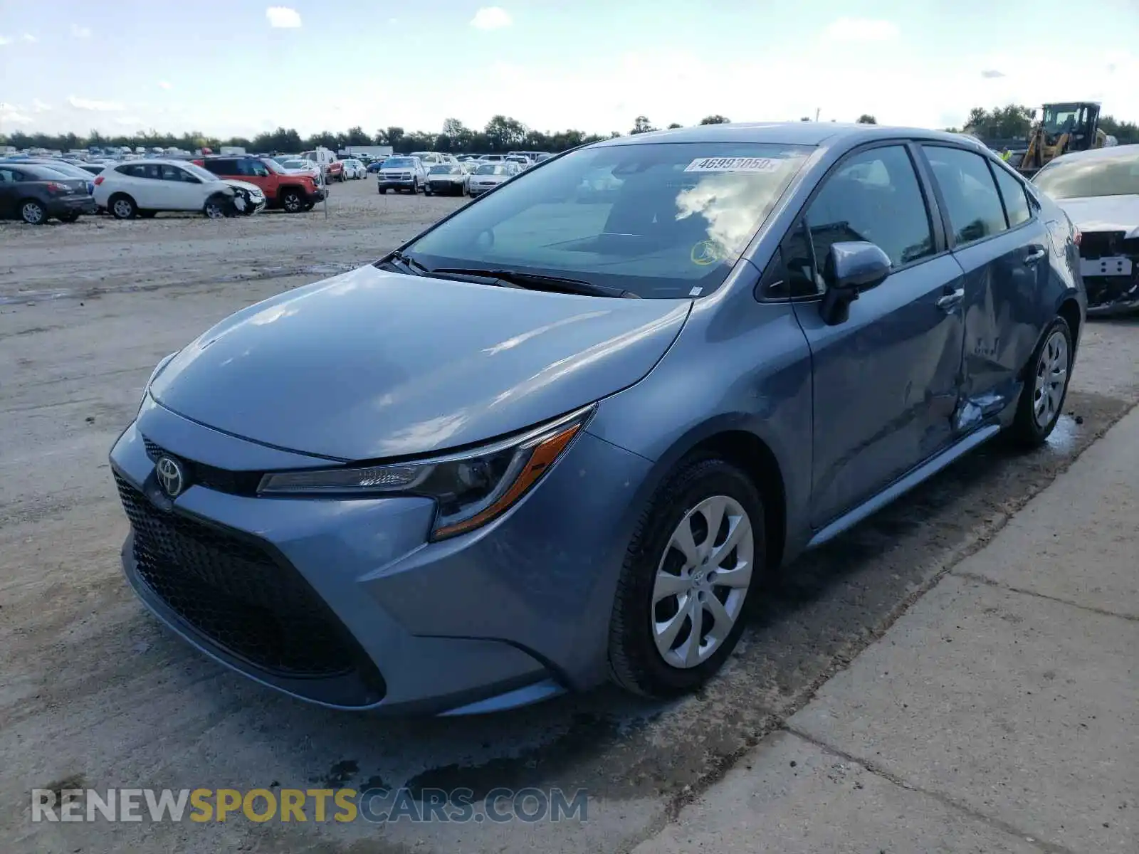 2 Photograph of a damaged car 5YFEPRAE3LP025260 TOYOTA COROLLA 2020