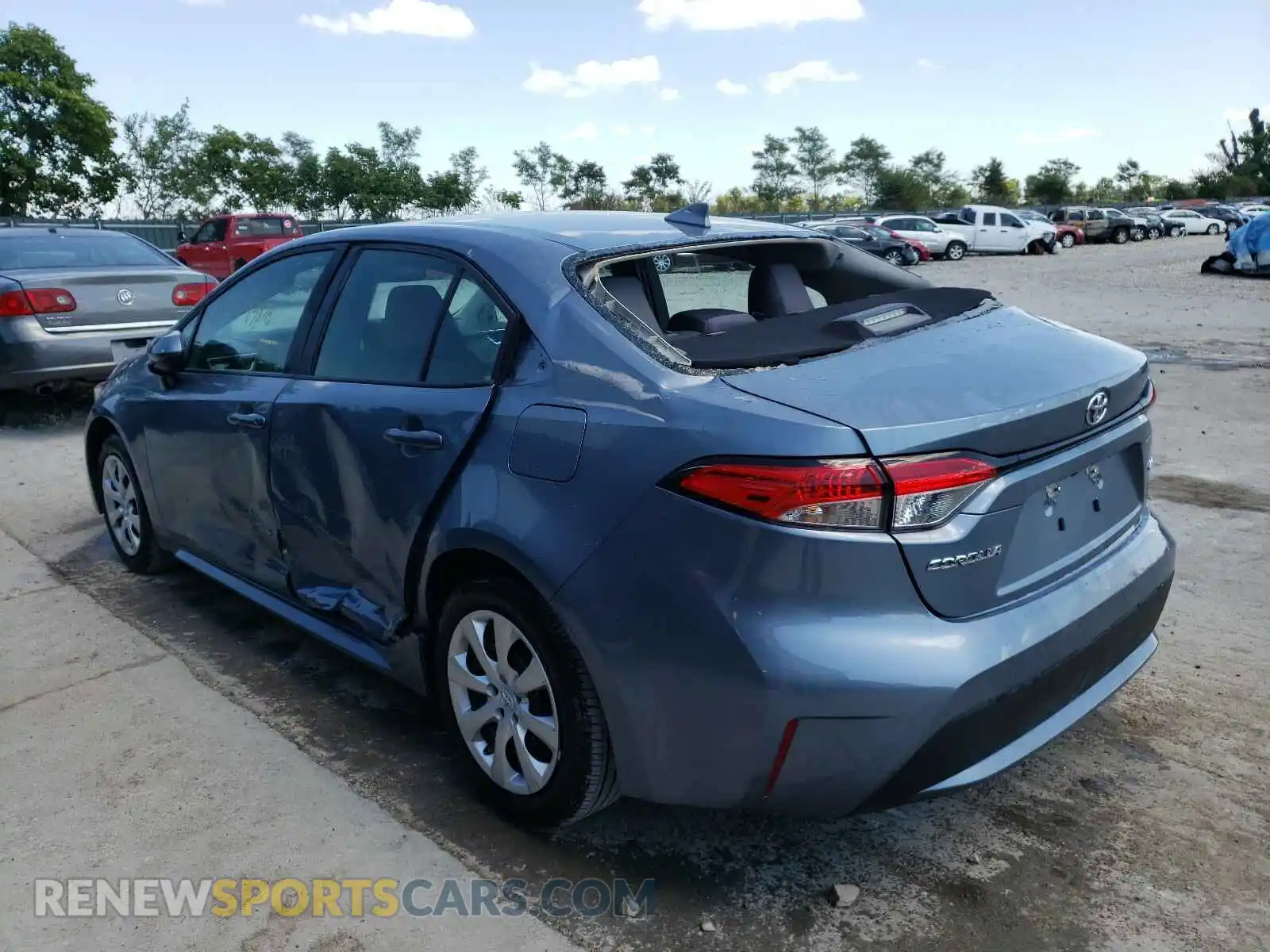 3 Photograph of a damaged car 5YFEPRAE3LP025260 TOYOTA COROLLA 2020