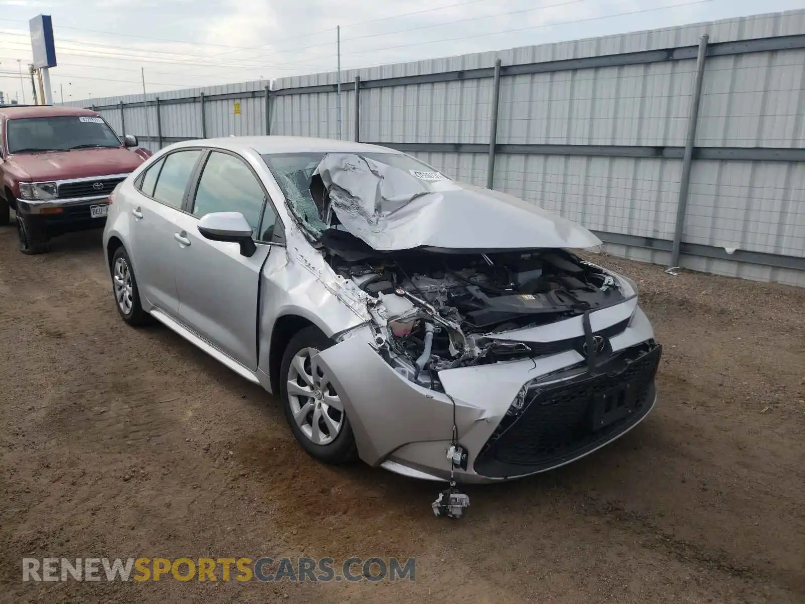 1 Фотография поврежденного автомобиля 5YFEPRAE3LP026277 TOYOTA COROLLA 2020