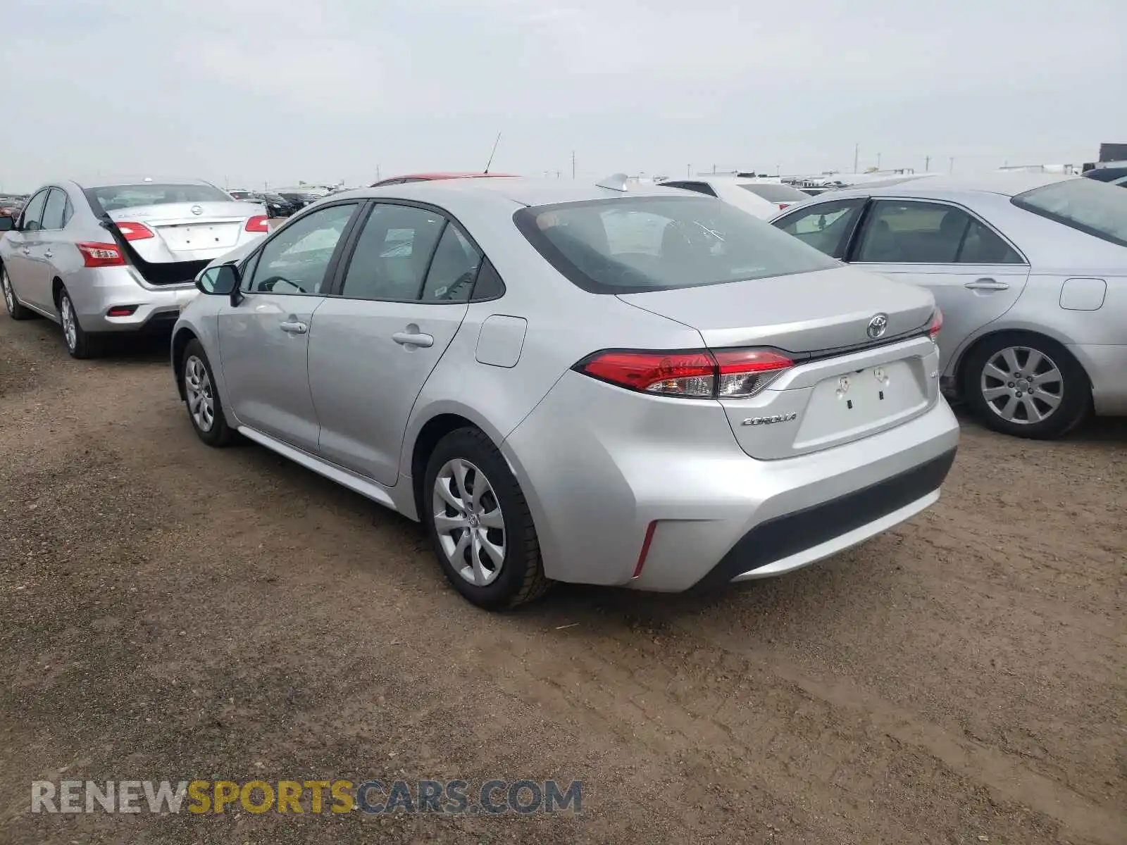 3 Фотография поврежденного автомобиля 5YFEPRAE3LP026277 TOYOTA COROLLA 2020
