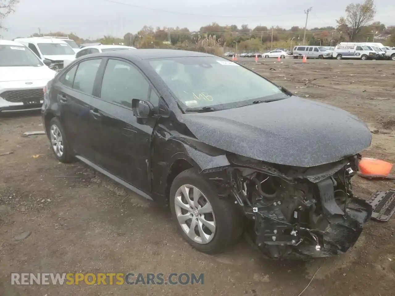 1 Photograph of a damaged car 5YFEPRAE3LP030071 TOYOTA COROLLA 2020