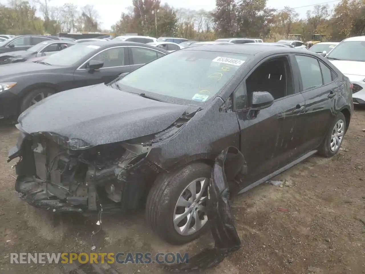 2 Photograph of a damaged car 5YFEPRAE3LP030071 TOYOTA COROLLA 2020