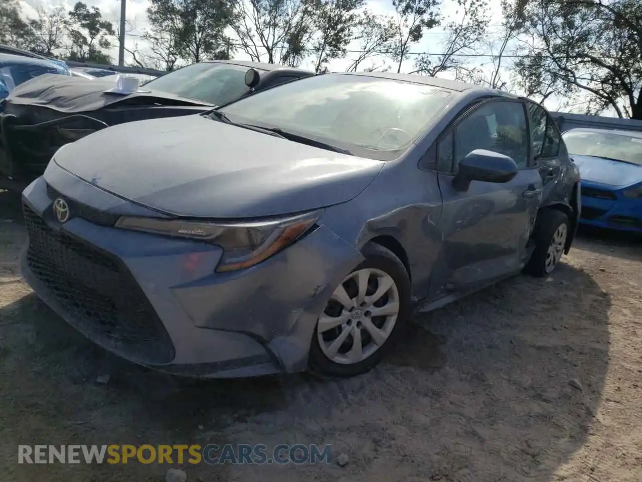 2 Фотография поврежденного автомобиля 5YFEPRAE3LP032760 TOYOTA COROLLA 2020
