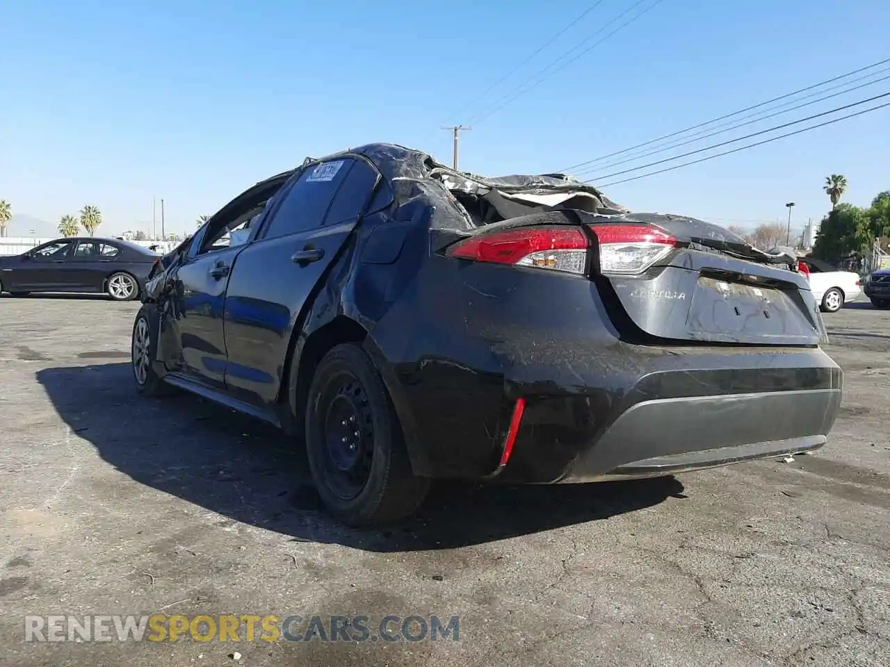 3 Photograph of a damaged car 5YFEPRAE3LP033276 TOYOTA COROLLA 2020