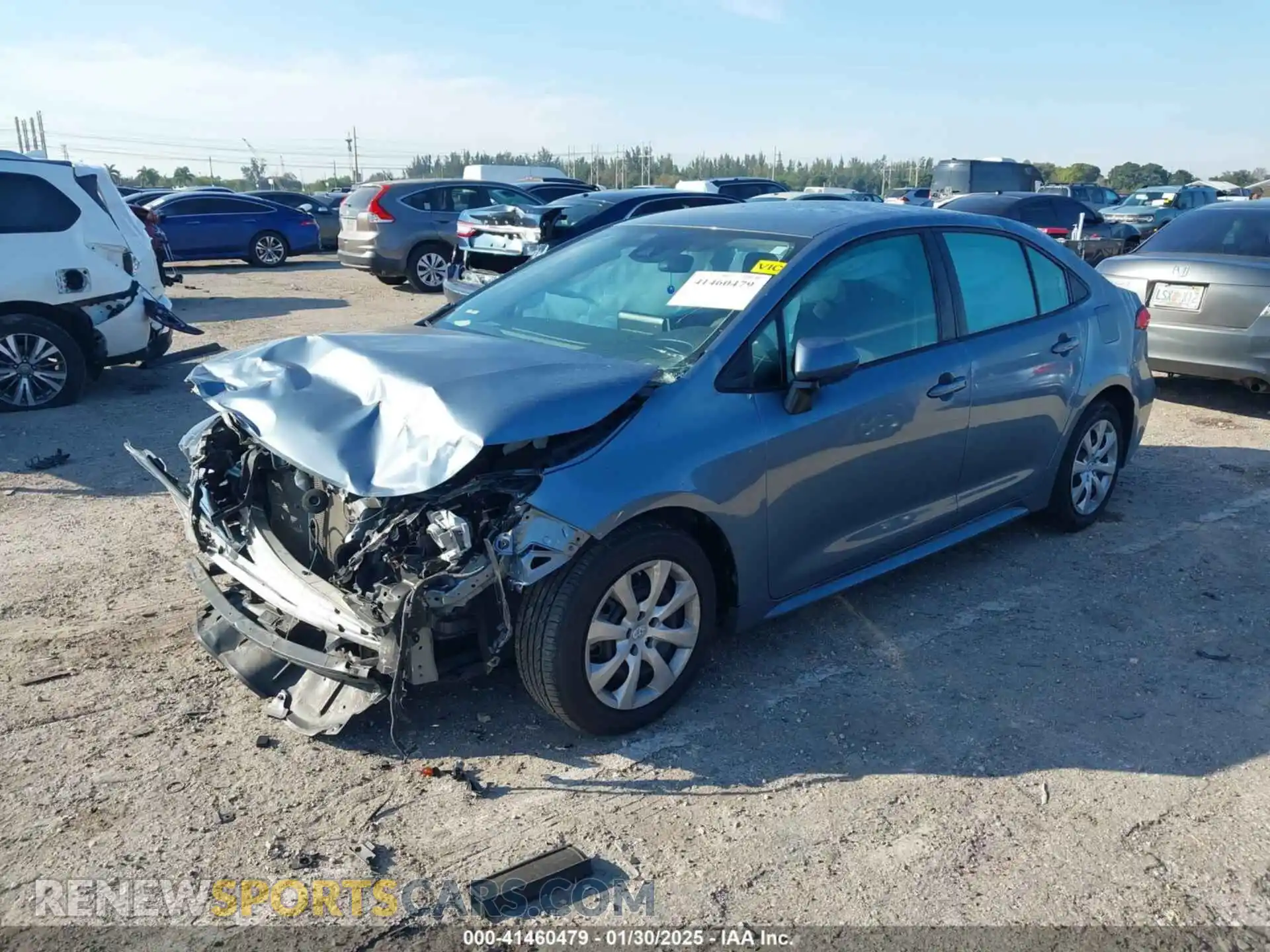 2 Photograph of a damaged car 5YFEPRAE3LP036873 TOYOTA COROLLA 2020