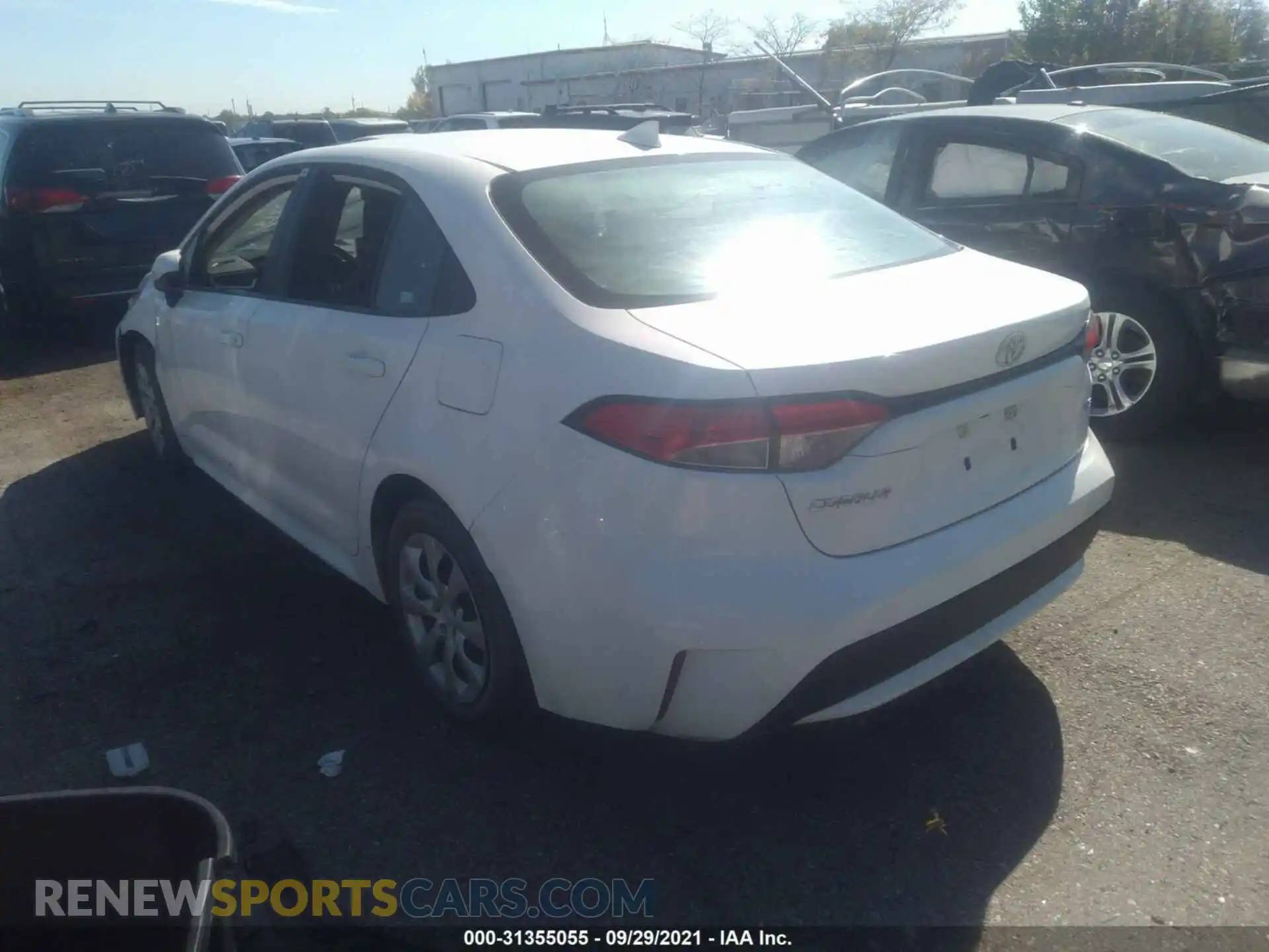 3 Photograph of a damaged car 5YFEPRAE3LP040079 TOYOTA COROLLA 2020