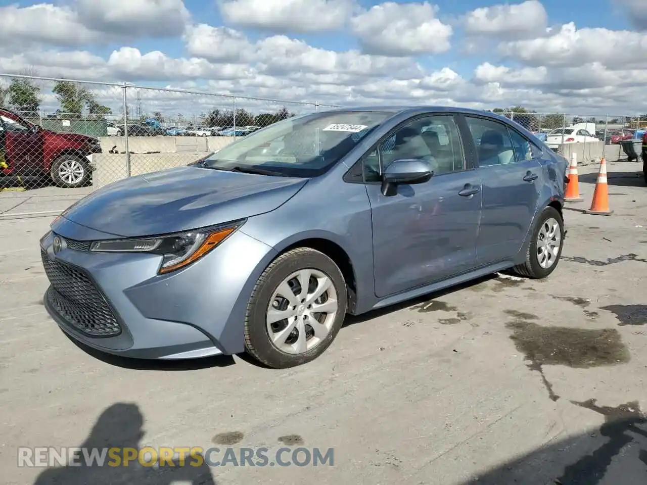 1 Photograph of a damaged car 5YFEPRAE3LP042866 TOYOTA COROLLA 2020