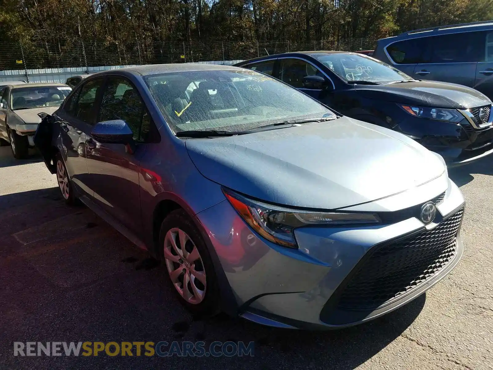 1 Photograph of a damaged car 5YFEPRAE3LP043287 TOYOTA COROLLA 2020
